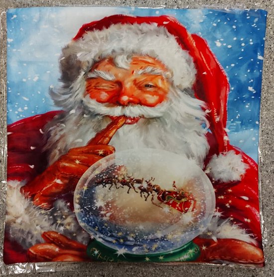 Kussenhoes - Decoratieve kussenhoes 45x45 cm - Kerstkussen - Zachte stof - kerst 4