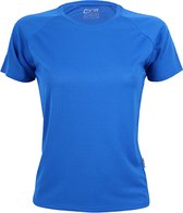 Damessportshirt 'Tech Tee' met korte mouwen Royal Blue - L