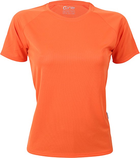 Damessportshirt 'Tech Tee' met korte mouwen Orange - XL