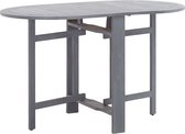vidaXL Table de jardin 120x70x74 cm bois d'acacia gris massif