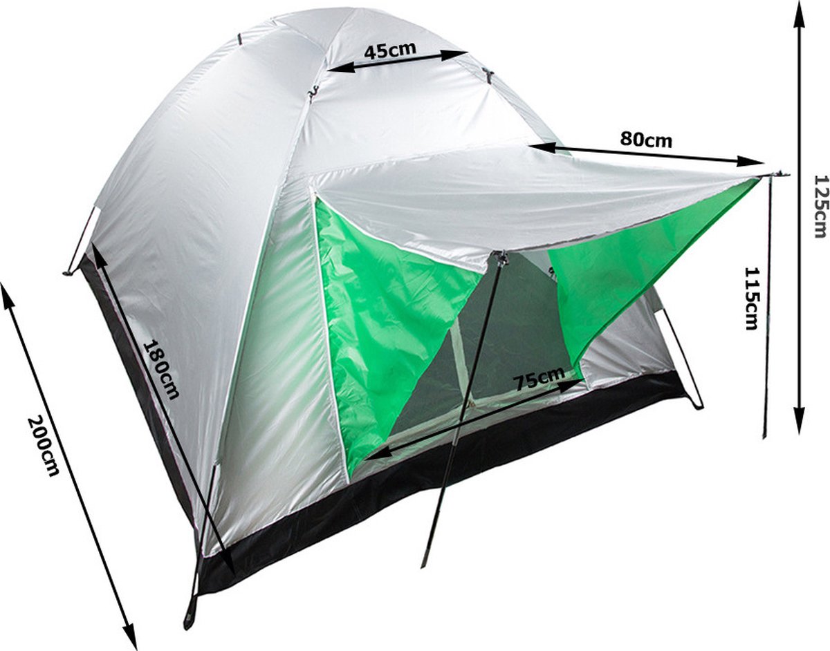 Dierentuin Mooie jurk bekennen Toeristische tent camping iglo dak voor 4 personen | bol.com