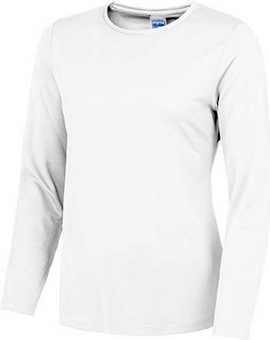 Women's Long Sleeve 'Cool T' Arctic White - XL