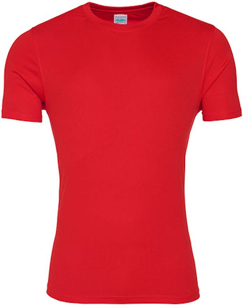 Herensportshirt 'Cool Smooth' Fire Red - M
