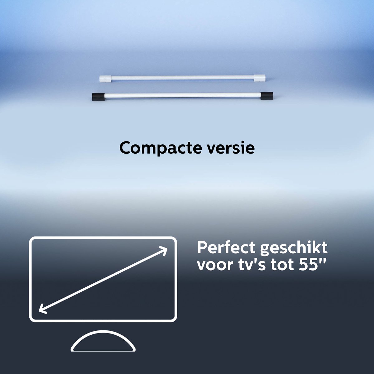 Philips Hue Play gradient light tube - wit en gekleurd licht - 75cm - zwart — afbeelding 5