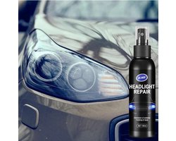 TLVX Autolamp polijst / Koplampen polijsten / Oxidatie Autolamp verhelpen / Koplamp Krassen verwijderen / Koplamp vernieuwen / Light Repair / Koplamp renovatie / Headlight Polish / Lamp reparatie vloeistof / Koplamp polijst set/ 100ML Spray Fles