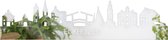Skyline Enkhuizen Spiegel - 120 cm - Woondecoratie - Wanddecoratie - Meer steden beschikbaar - Woonkamer idee - City Art - Steden kunst - Cadeau voor hem - Cadeau voor haar - Jubileum - Trouwerij - WoodWideCities