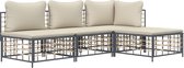 vidaXL-4-delige-Loungeset-met-kussens-poly-rattan-antracietkleurig