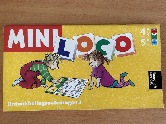 Mini loco ontwikkelingsoefeningen 2 (4-5 jaar), Noordhoff Wolters