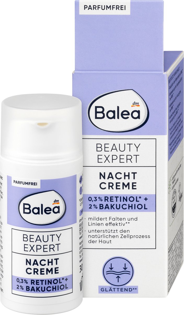 Balea Nachtcrème Beauty Expert, 30 ml