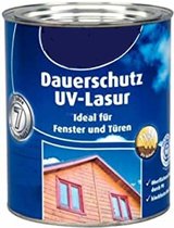 UV Houtbeits Permanente bescherming bruine houtkleur palissander 2,5 liter binnen en buiten