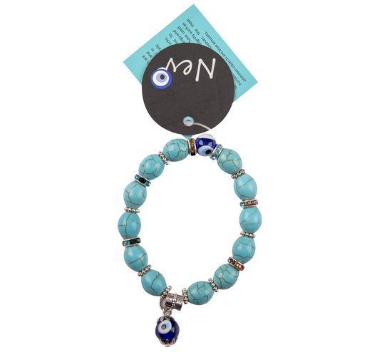Nevfactory Elegant Evil Eye Bracelet for Women - Boze Oog Armband voor  Vrouwen - Nazar... | bol