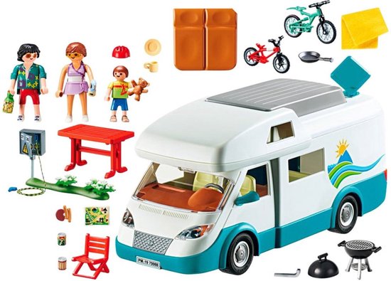 PLAYMOBIL Family Fun Mobilhome met familie - 70088