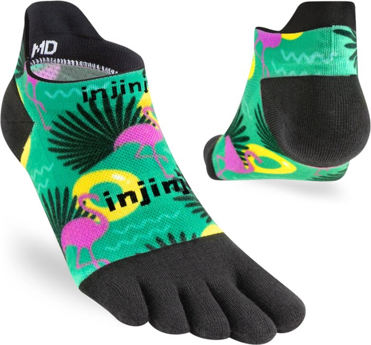 INJINJI Run LIghtweight Coolmax No-Show 261410 paradise S=37-40