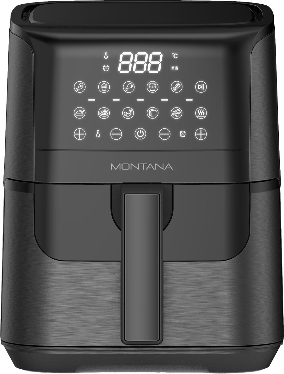 Afbeelding 3 van Montana MF-340 Compact (1-2 pers) 4Ltr Master Air Fryer Ceramic Deluxe