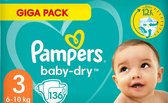 Pampers Baby Dry Luiers Maat 3 - 136 Luiers