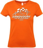 Dames T-shirt Auto GP Zandvoort 2023 | Formule 1 fan | Max Verstappen / Red Bull racing supporter | Oranje dames | maat XS