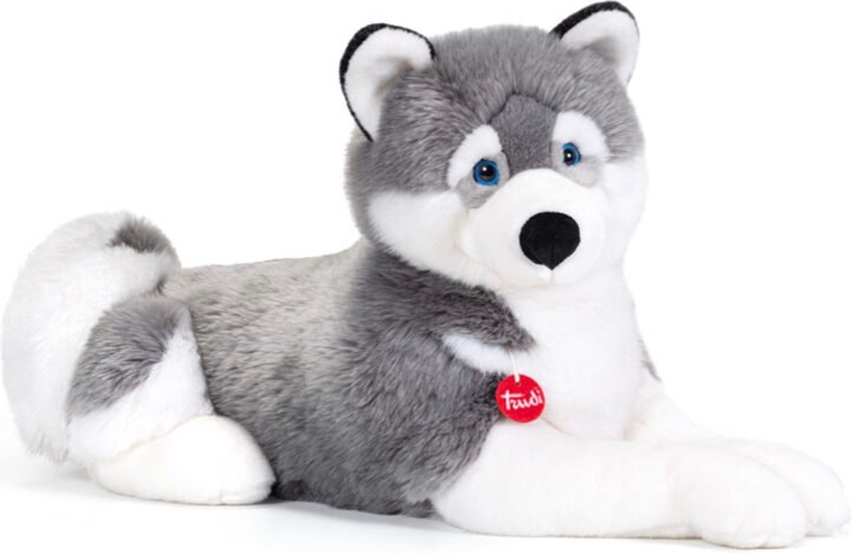 Trudi Knuffelhond Marcus 80 Cm Grijs