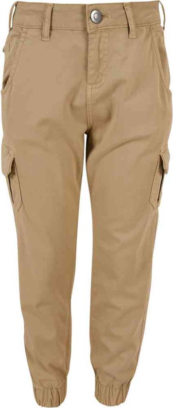 Urban Classics - High waist Kinder Cargobroek - Kids 146/152 - Beige