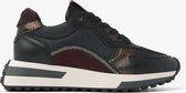 VIA VAI Posy Dash Sneakers - Zwart Brons Bordeaux - Maat 37