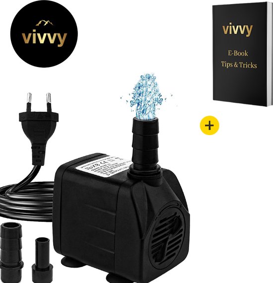 Vijverfilter - Vijverpomp Voor In Vijver Multifunctioneel - Vijverfilter Complete Set – Best Getest – 100% Tevredenheidsgarantie - 15 W