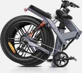 X26 Fatbike E-bike 1200 Watt 50km/u Fattire 26’’x4 dikke banden 80-130 km afstand – 8 versnellingen en dubbele batterijen