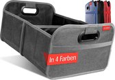 Kofferbaktas opvouwbaar en stabiel - kofferbakorganizer boodschappentas voor praktische opslag - autovouwdoos, kofferbakdoos (grijs)