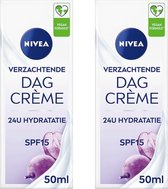 NIVEA Essentials Sensitive SPF 15 - Crème de jour - 2 x 50 ml