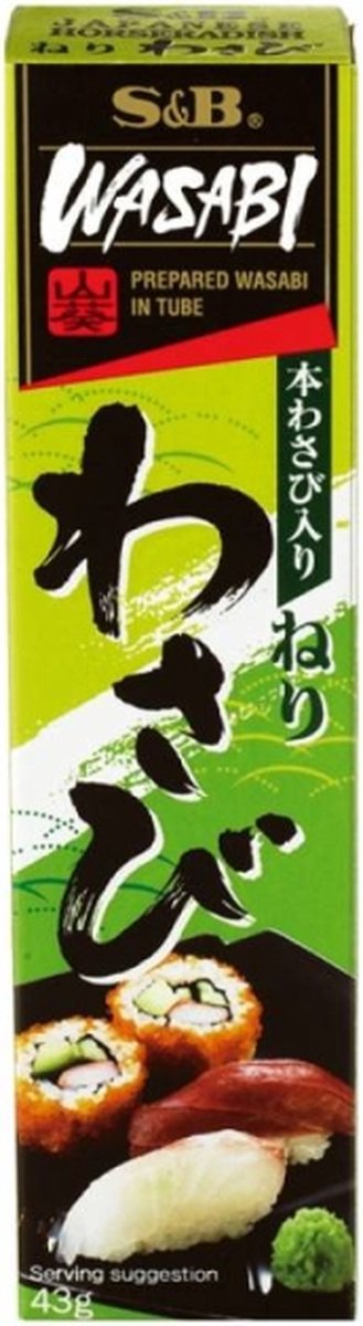 S&B Wasabi (Mierikswortel) Tube 43 g