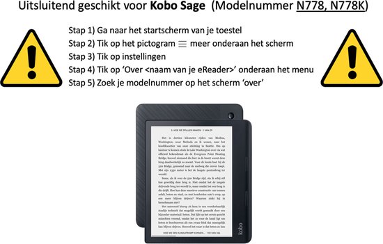 Geschikt voor Kobo Sage Hoes - 360º Bescherming - Shock Proof Sleepcover - Flip Cover Rosé van Merkloos — afbeelding 5