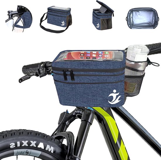 Sacoche de guidon de vélo 5L sac isotherme sac à déjeuner sac