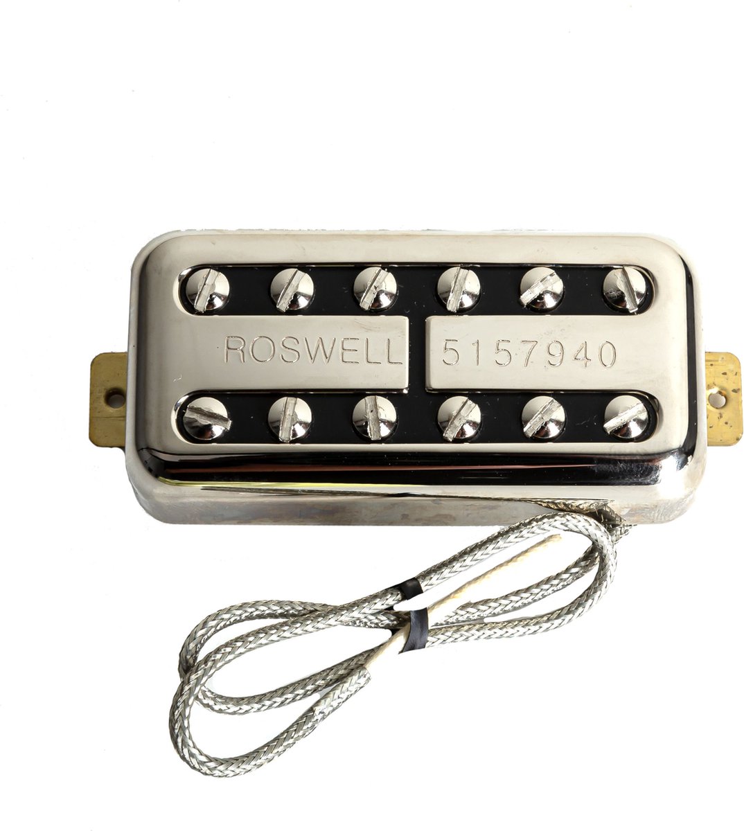 Roswell Pickups FLT2-B Alnico V Hot Rod Bridge Nickel Ear Mount - Humbucker pickup voor gitaren