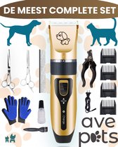 AVE Pets® Complete hondentondeuse set - Draadloos tondeuse - Scheerapparaat voor je hond of kat - Huisdier trimmer - Professionele dierentondeuse - Dieren verzorging