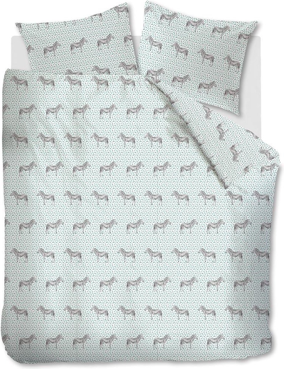 Ambiante Omari dekbedovertrek - Tweepersoons - 200x200/220 - Groen