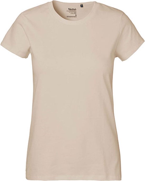 Ladies´ Classic T-Shirt met ronde hals Sand - L