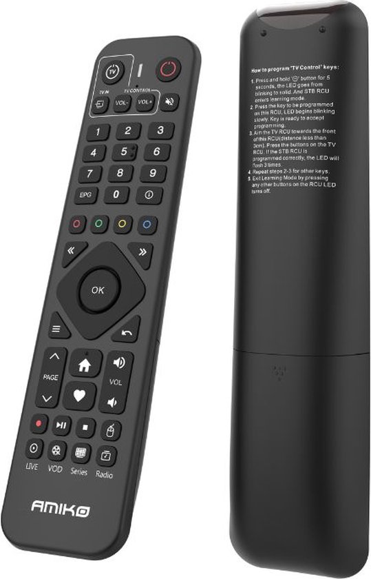 Amiko Android Remote Control IR Afstandsbediening V2