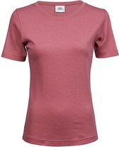 Women´s Interlock T-shirt met korte mouwen Rose - 3XL