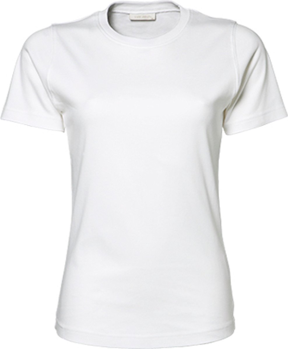 Tee Jays - Dames Interlock T-shirt - White maat M