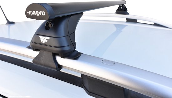 Galeries de toit adaptées aux barres de toit ouvertes Suzuki Baleno SW 2000 à 2007 - Large en acier - Capacité de charge 75kg - Merk Farad