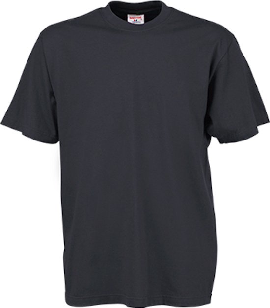 Men´s Sof T-shirt met korte mouwen Dark Grey - 5XL