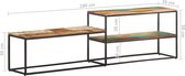 vidaXL - Tv-meubel - 180x30x50 - cm - massief - gerecycled - hout