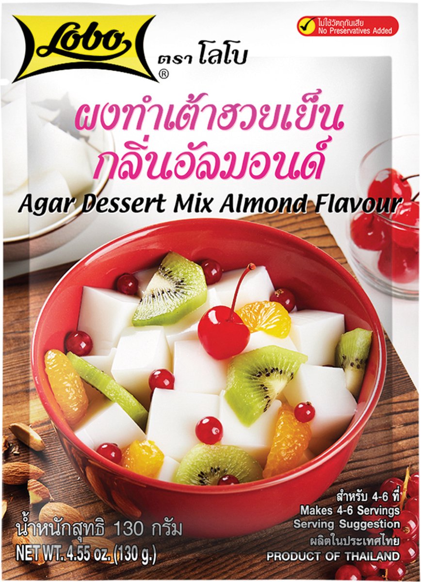 Lobo Amandel Agar Dessertmix 12 x 130 g