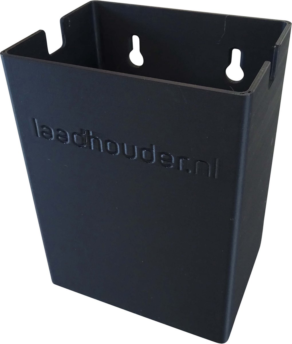 Laadhouder Kunststof Zwart L - lader ophangen - oplader organizer