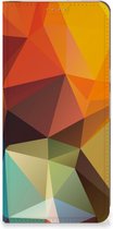 Smartphone Hoesje Google Pixel 8 Pro Leuk Book Case Polygon Color