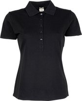 Women´s Luxury Stretch Polo met korte mouwen Black - 3XL