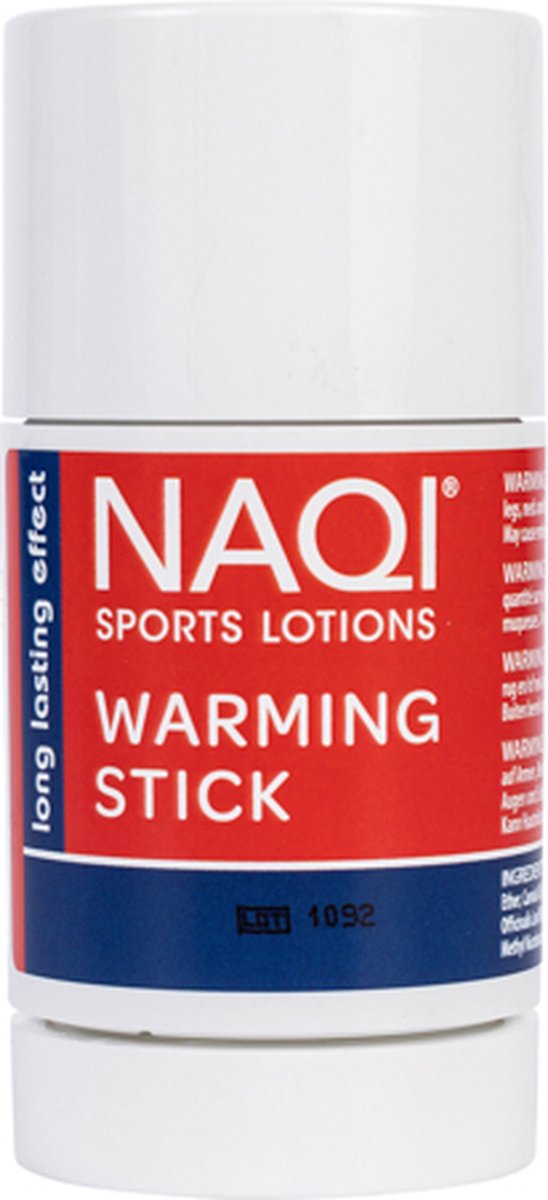 Goedkoopste NAQI® Warming Stick 75ml - Opwarmende wax met een intens warmte effect in een handige stick - Waming Up