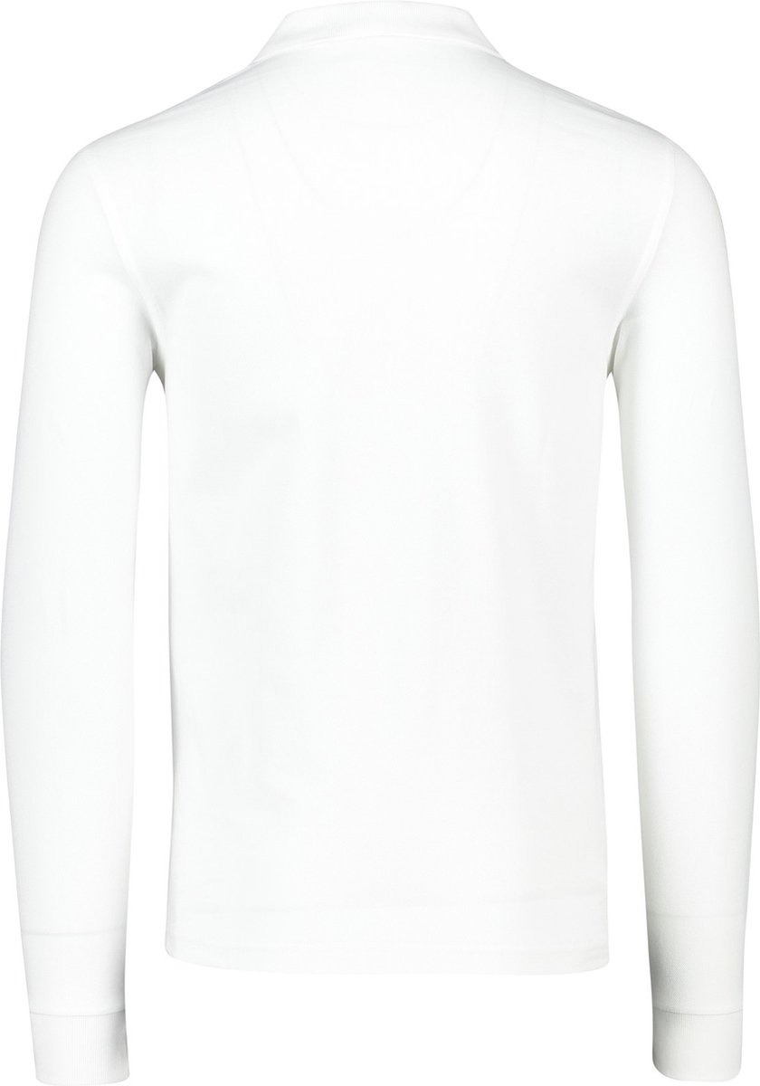 Fred Perry polo lange mouw wit