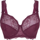 LingaDore - Soutien-gorge Daily Full-Coverage Tawny- Porto - taille 80F - Rouge
