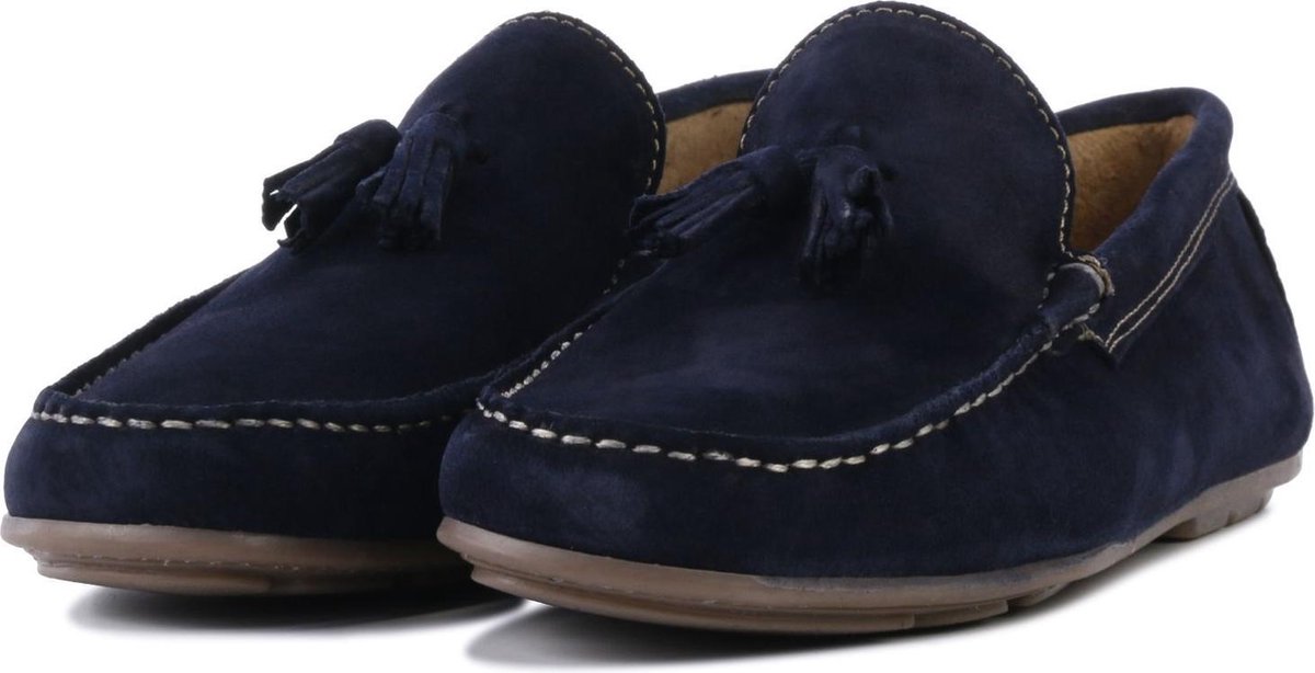 Giuseppe Maurizio Instappers / Loafers Heren / Herenschoenen - Suède -  G3018 - Blauw - | bol.com