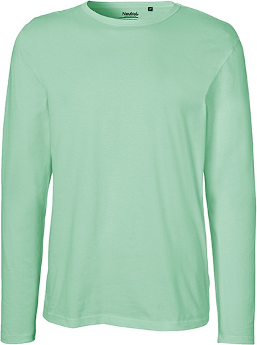 Neutral Men´s Long Sleeve T-Shirt NE61050 - Dusty Mint - S