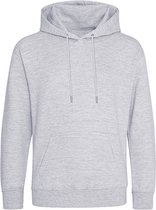 Organic Hoodie met capuchon Just Hoods Heather Grey - M